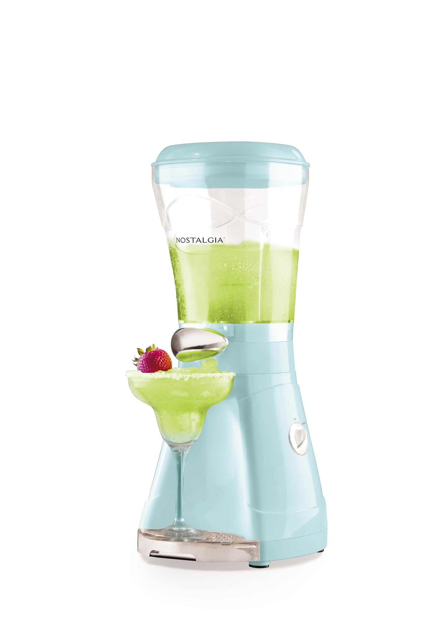 Nostalgia Margarita Machine - Blender For Smoothies Margaritas Daiquiris And Slushies - Aqua - 64-Ounce