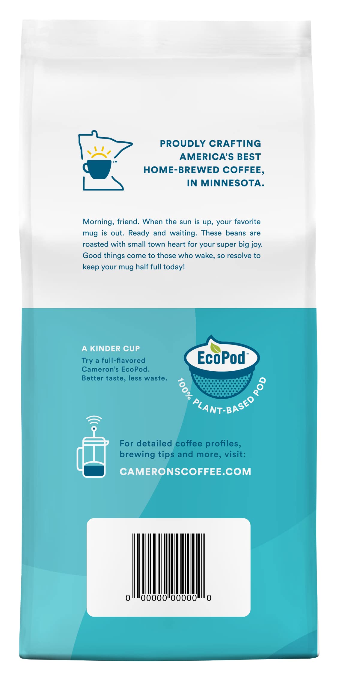 Cameron s Coffee Roasted Ground Coffee Bag, Breakfast Blend, 12 Ounce (Pack of 6)