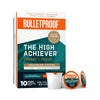 Bulletproof The High Achiever Single-Serve Pods, 10 count, Medium-Dark Roast Enhanced Coffee with Lions Mane Mushroom, B Vitami