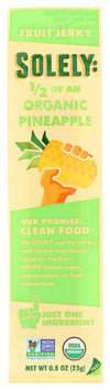 Solely 1/2 of an Organic Pinapple Fruit Jerky, Just 1 Ingredient, No Preservatives, No Added Sugar, Kosher, USDA Certified Organ