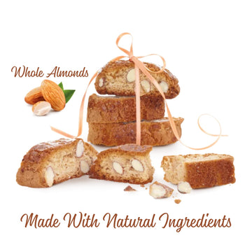 Pasticceria Matilde Vicenzi Cantuccini Biscotti, 7.8 Ounce Bag, Italian Almond Cookies