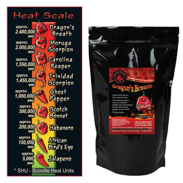 Magic Plant Dragons Breath Pepper Powder - Intensely Hot Red Chili, 2 oz, Fine Ground, No Additives