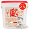 Coarse Sea Salt, SoSalt, Sicilian, 27.56 lbs (12.5 kg) Bulk, Foodservice Bucket, Canning, Pickling, Cooking, Grilling, Asado, Pa