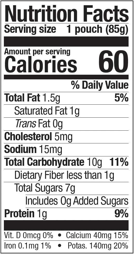 Holle Baby Yogurt Pouches - Organic Yogurt Pouch Blended with Mango Fruit Pur  e - Drinkable Pouches for Kids & Babies 8 Months