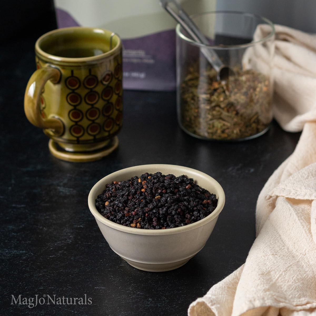 Magjo Elderberry Dried Wild Harvest, Elderberries