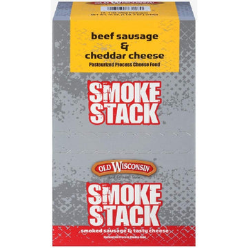 Old Wisconsin Cheese, Beef Stick And Cheddar, 1-Ounce (Pack Of 18)