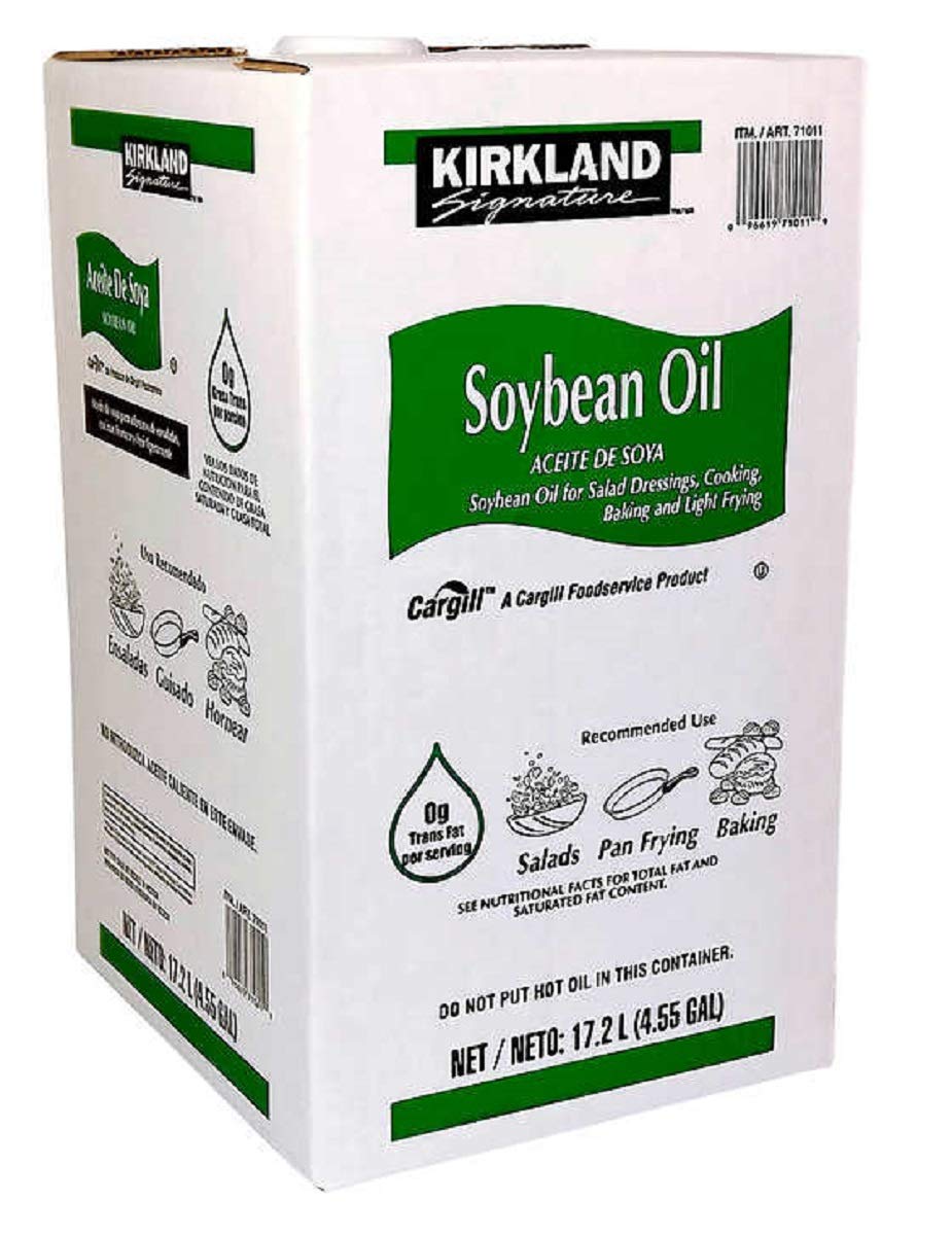 Kirkland Signature Soybean Oil 35 lbs (17.3 L 4.55 gal)