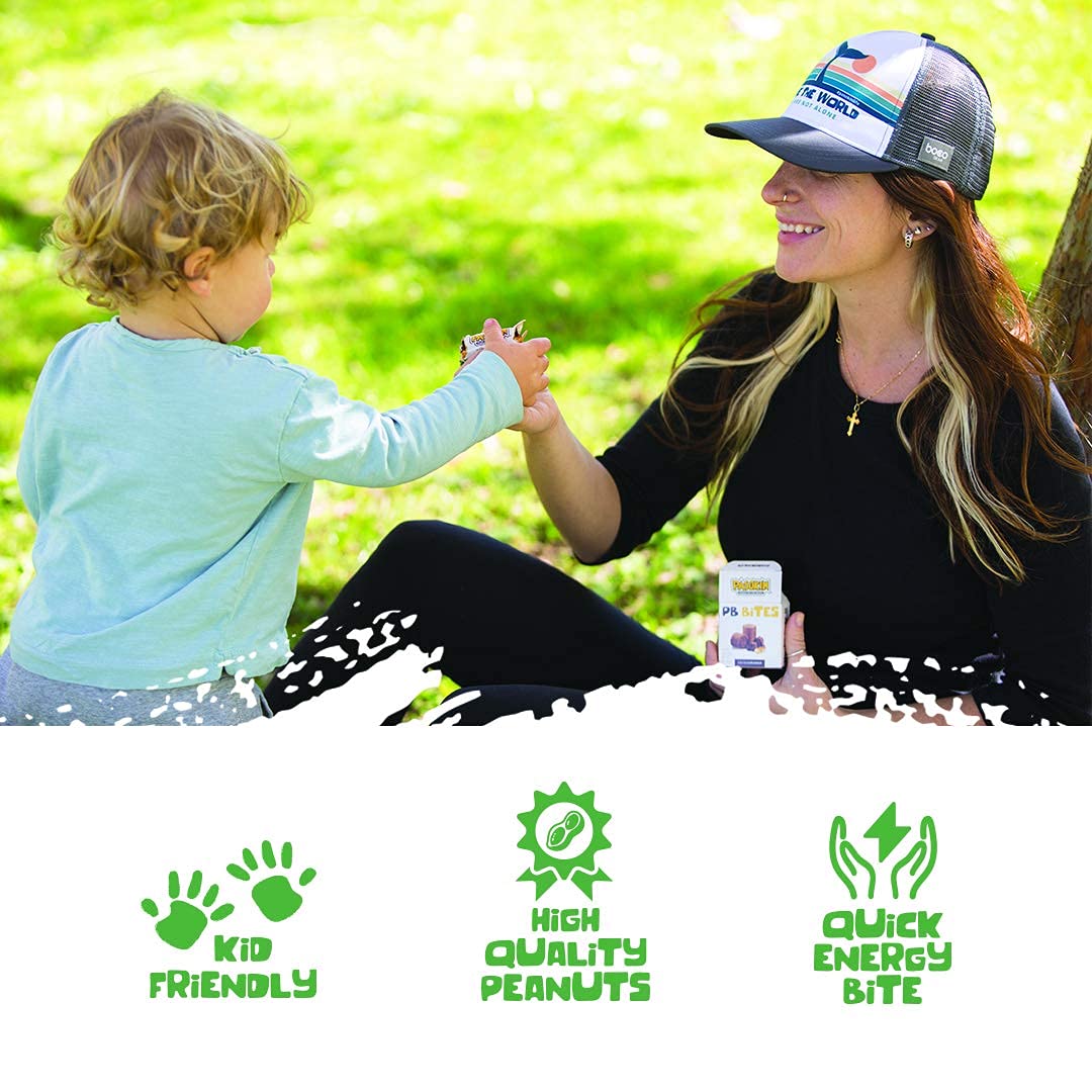 PASOKIN | Cocoa Crunch Natural Peanut Butter Bites | Kosher, Gluten Free, Vegan, Protein Snack | Crunchy and Creamy | Chocolate