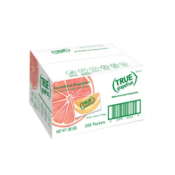 TRUE GRAPEFRUIT Water Enhancer/ Flavor Packets Made with Real Grapefruit, Bulk Pack | Zero Calorie Unsweetened |For Bottled Wate