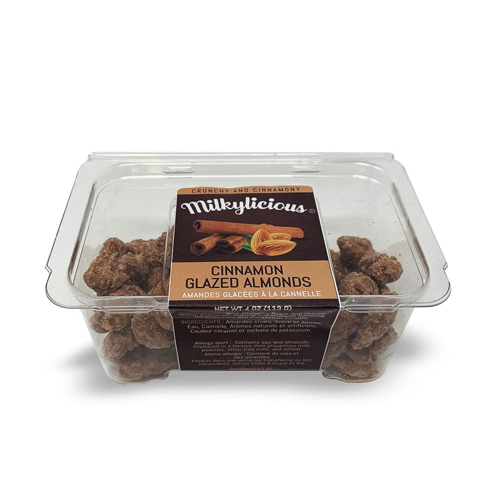 Milkylicious-Cinnamon Glazed Almonds 4Oz(D0102Hsjwb7)