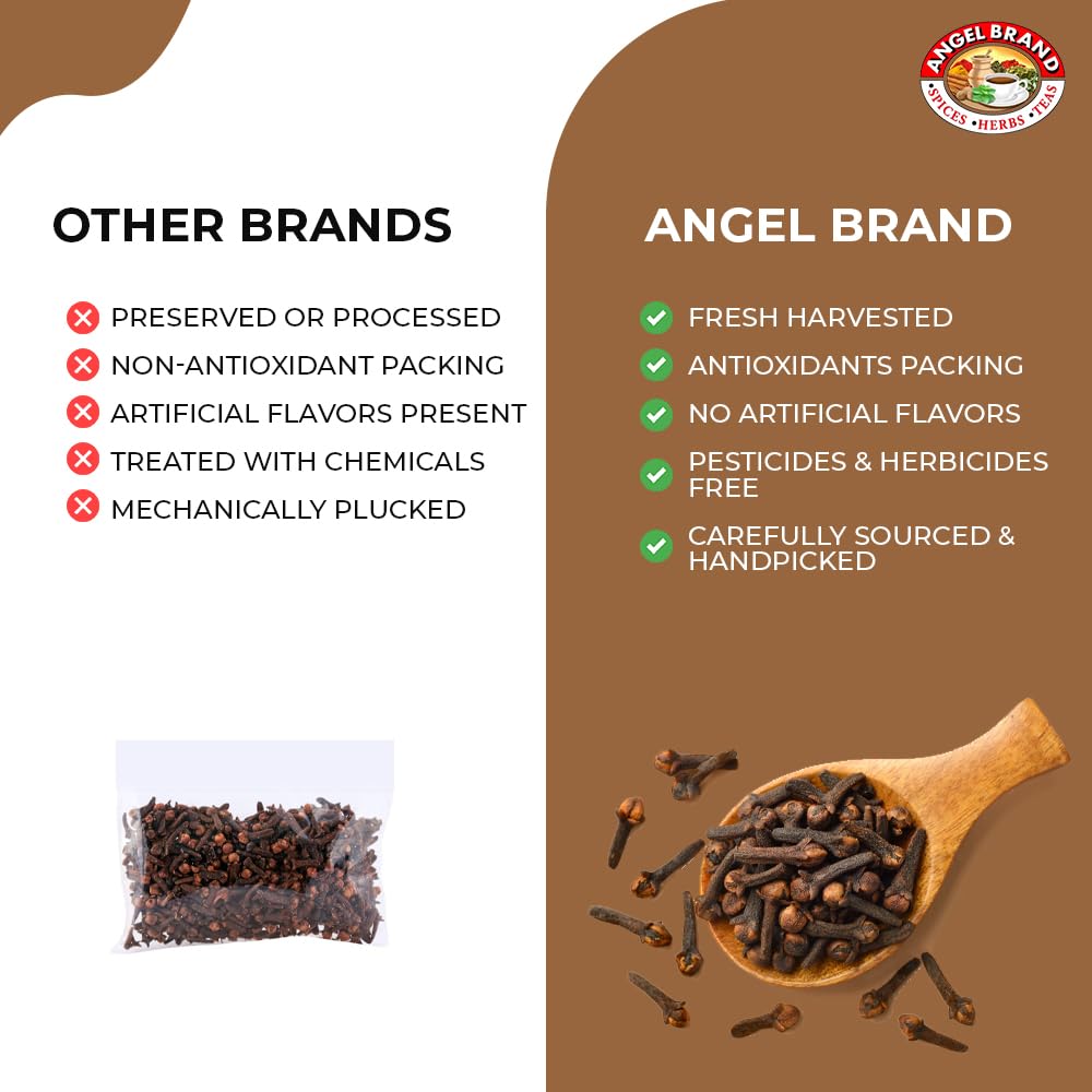 Angel Brand Whole Cloves – Aromatic Cloves for Cooking, Baking, and Beverages