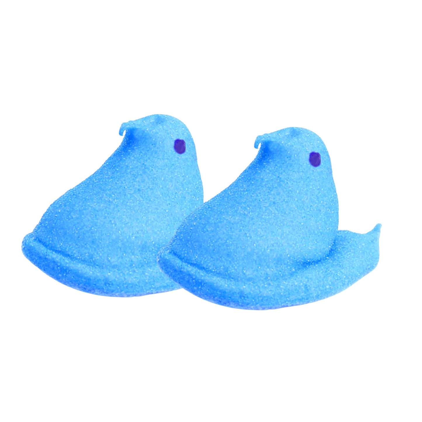 Needzo Blue Marshmallow Chicks Candy, Bulk For Parties, 50 Total Pieces (Pack Of 5)