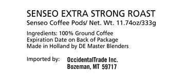 Senseo Extra Strong Coffee Pods - 144 Count (3 Packs) - Dark Roast with Intense & Bold Flavor and Rich Crema - Single-Serve Coffee Pads Compatible with Senseo & PeleCom Machines