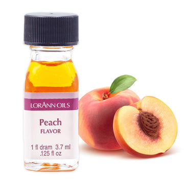 Lorann Peach Ss Flavor, 1 Dram Bottle (.0125 Fl Oz - 3.7Ml - 1 Teaspoon)