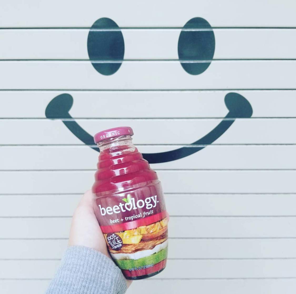 Beetology Organic Beet and Tropical Juice, 8.45oz (6 Pack) | 100% Cold Pressed | Heart Healthy | Nutrient Packed Vegetable Juice