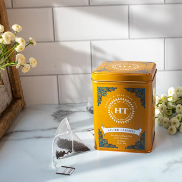 Harney & Sons Salted Caramel Tea, 20 Count Sachet Tin