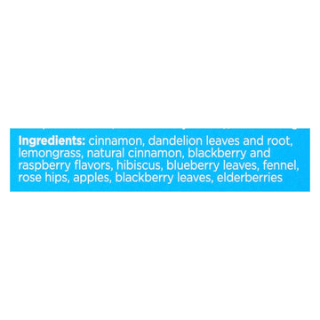 Bigelow Benefits Herbal Tea Cinnamon And Blackberry Herbal Tea, 18 Count Boxes