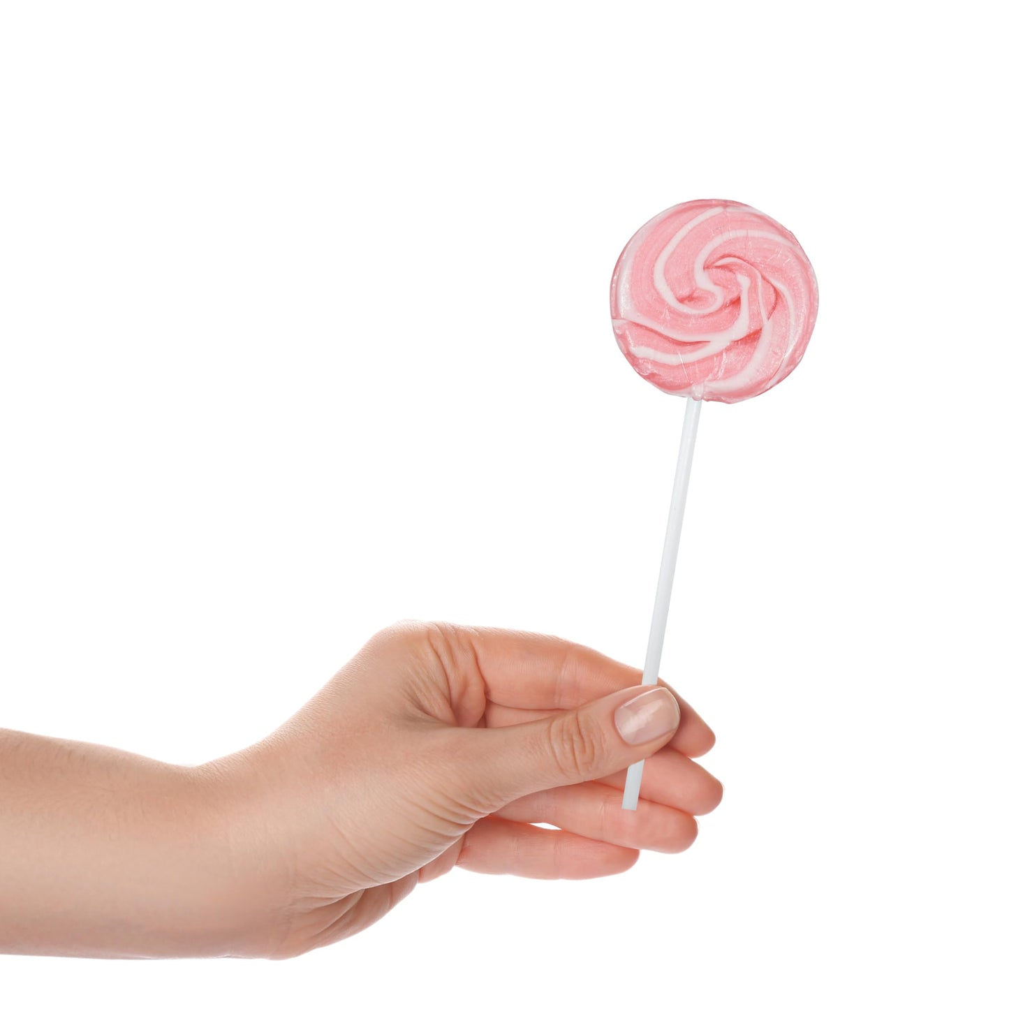 Pink Lollipops, 24 Pack, Pink Swirl Lollipops Individually Wrapped, Pink Lollipop Suckers Bulk, The Hampton Popcorn & Candy Comp