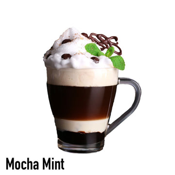 Mint Mocha Flavored Coffee, Whole Bean, Fresh Roasted, 16-Ounce