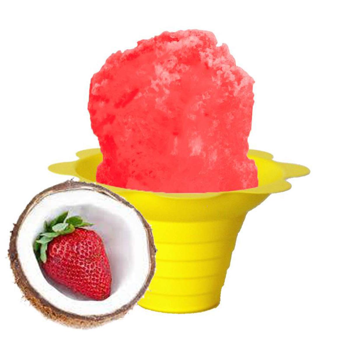 Hypothermias Shaved Ice & Snow Cone Syrup - BPA-Free Recyclable Plastic Bottle Quart (32 Fl. Oz) - Tiger's Blood - Made with Non