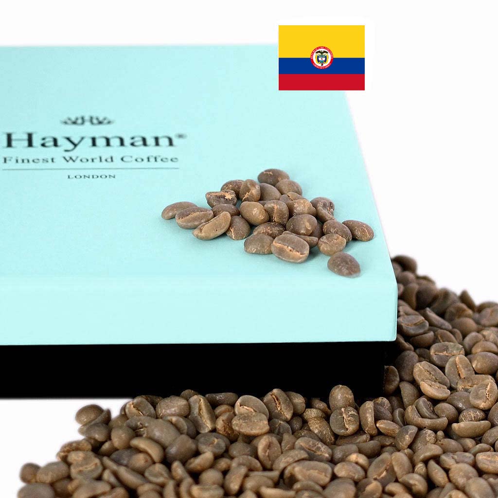 Hayman, 100% Colombia Manos Juntas, Green Coffee Beans To Roast With Coffee Roaster Machine, 12oz | Unroasted Colombian Beans
