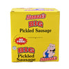 Hannahs Big Pickled Sausage No Pork 20ct Box, Regular