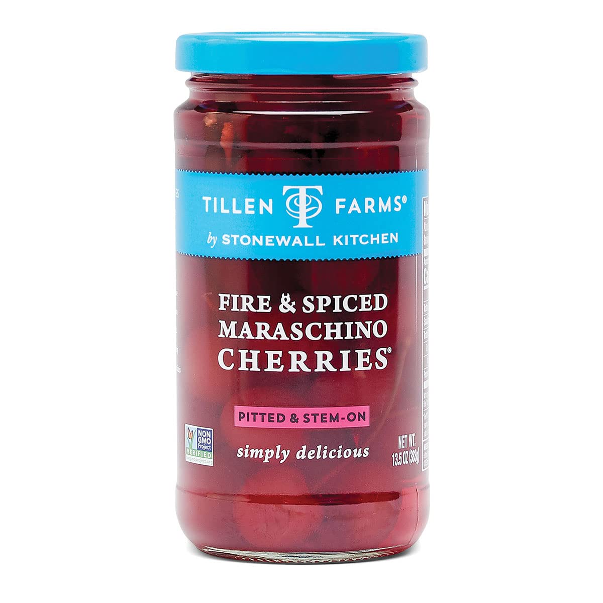 Tillen Farms Fire & Spiced Maraschino Cherries, 13.5 oz