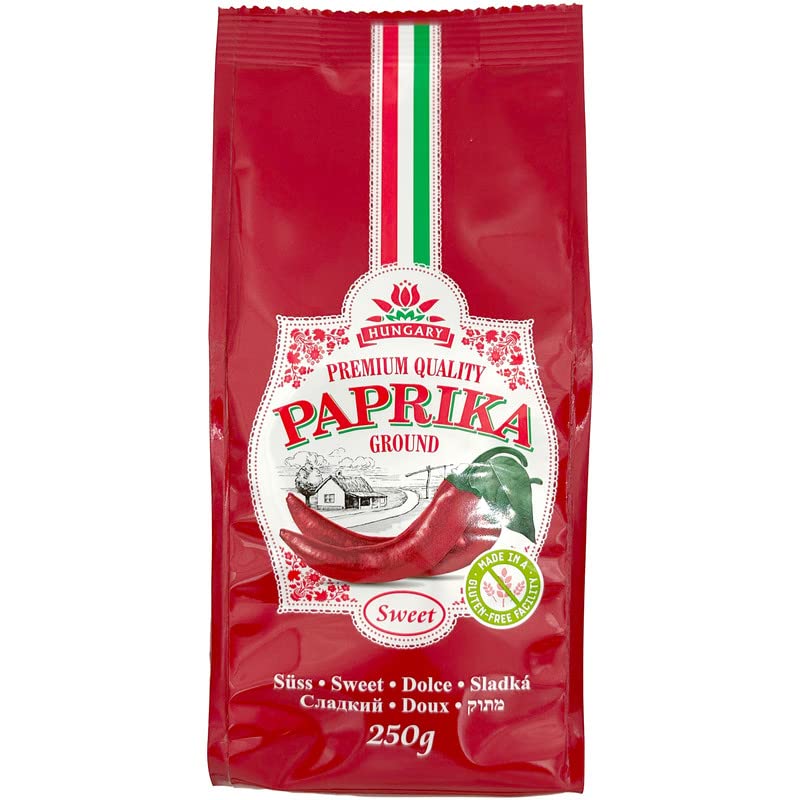 Hungarian Sweet Paprika (8.8oz/250g) Imported from Kalocsa, Hungary