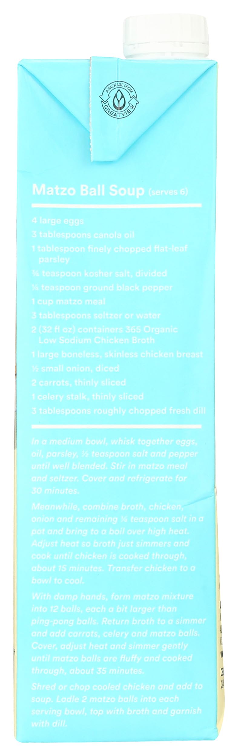 365 by Whole Foods Market Organic Low Sodium Chicken Broth, 32 Fl Oz - Healthy, Flavorful Cooking Essential