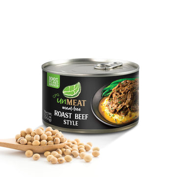 unMEAT Plant Based Meat | Easy to Prepare Plant Based Protein | Vegan Meat with Less Calories, Roast Beef Style, (Pack of 1)