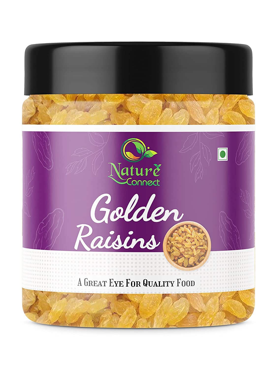 Nature Connect Golden Raisins | Kishmish | kismis - 250 gms - Raisins Dry Fruits |Juicy Jumbo Indian Kishmish_Packing May Vary