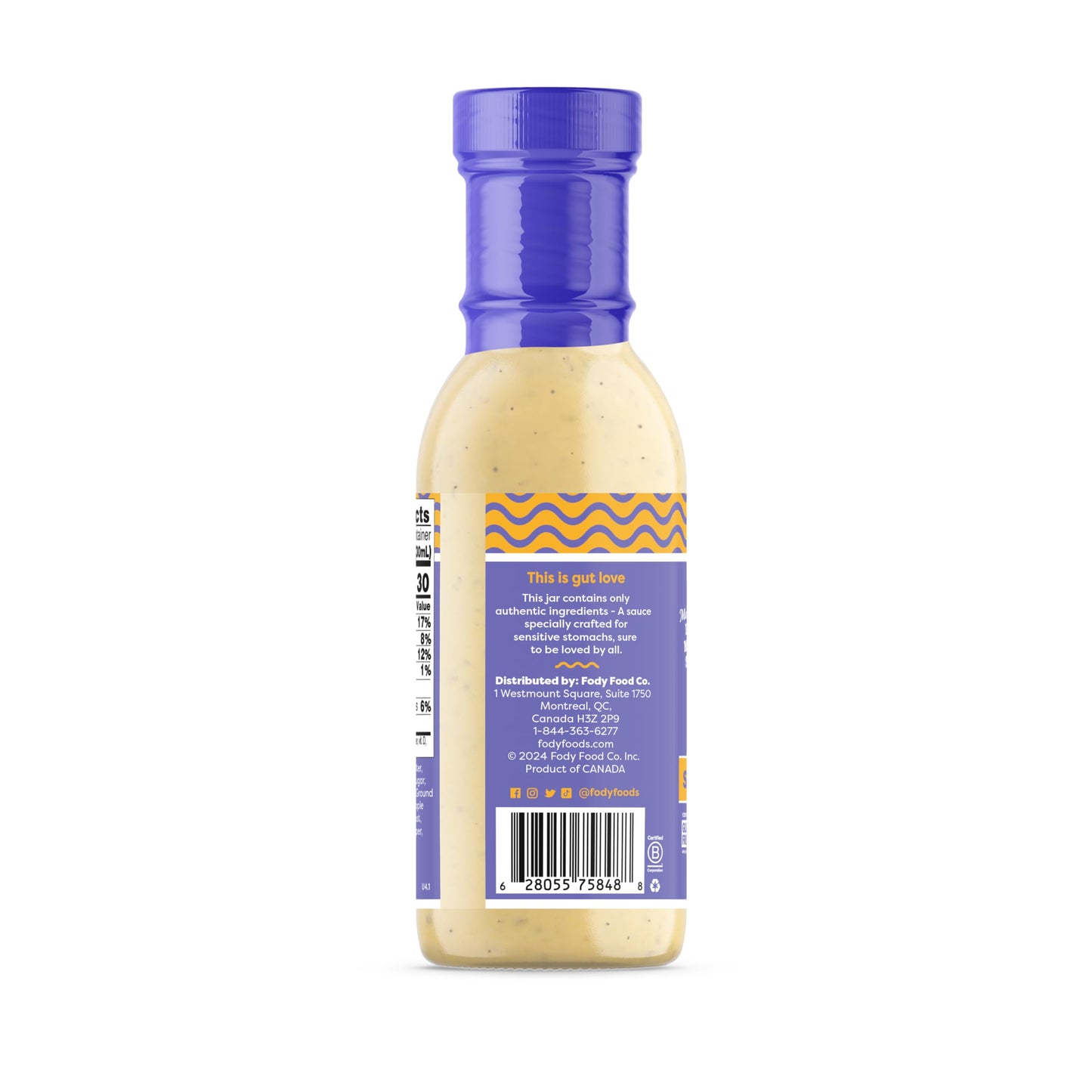 Fody Foods Vegan Maple Dijon Salad Dressing Pack Low Fodmap Certified, Sensitive Recipe, Keto, Gut & IBS Friendly, Non GMO, 8 Ou