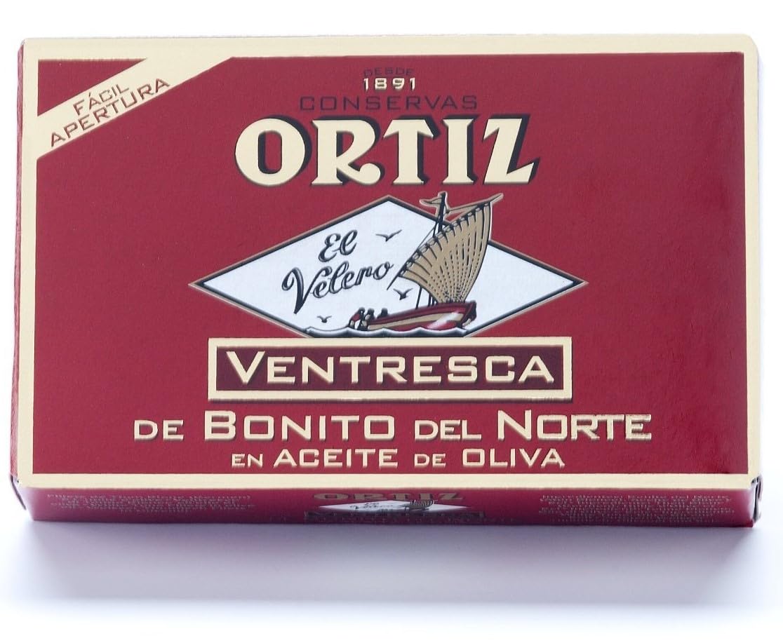 Ortiz Ventresca White Tuna Belly In Oil, 3.95 Oz (Pack Of 10) | Superior Canned Tuna In Olive Oil | Ortiz Albacore Tuna In Olive