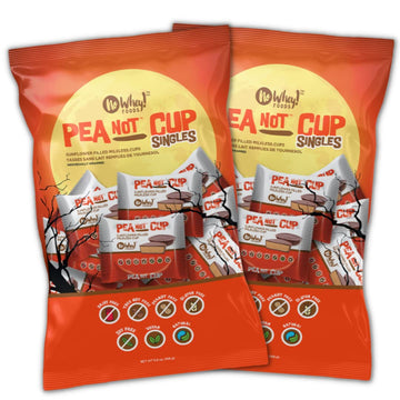 PeaNot Cups Singles (2 Pack) | Allergy Friendly, Vegan Chocolate Halloween Candy | Dairy Free, Nut Free, Peanut Free, Gluten Fre