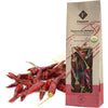 Organic Whole Dried Chili Peppers, On Stem, 25 G (0.88 Oz), Filippone, Sicilian, Fresh Grown In The Mountains Of Sicily, Spicy S