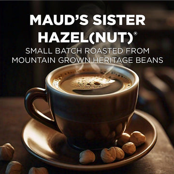 Maud'S Sweet Hazelnut Flavored Coffee Pods, 18 Ct, Medium Roast Flavored Coffee In Recyclable Single Serve Pods - 100% Arabica B
