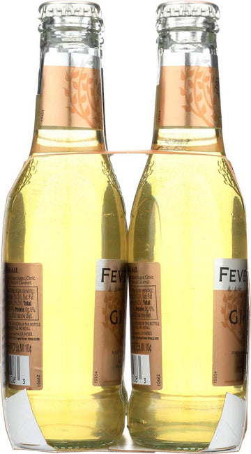 Fever-Tree Premium Ginger Ale, No Artificial Sweeteners, 6.8 Fl Oz (Pack of 4)