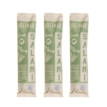Foustman's Artisanal Salami, Nitrate-Free, Naturally Cured, (Pack of 3) (Lamb Rosemary)