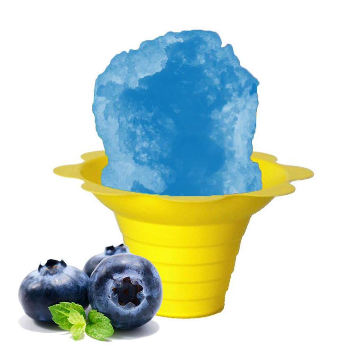 Hypothermias Shaved Ice & Snow Cone Syrup - Quart (32 Fl. Oz) - Blueberry - Made With Non-Gmo 100% Pure Cane Sugar, No Corn Syru