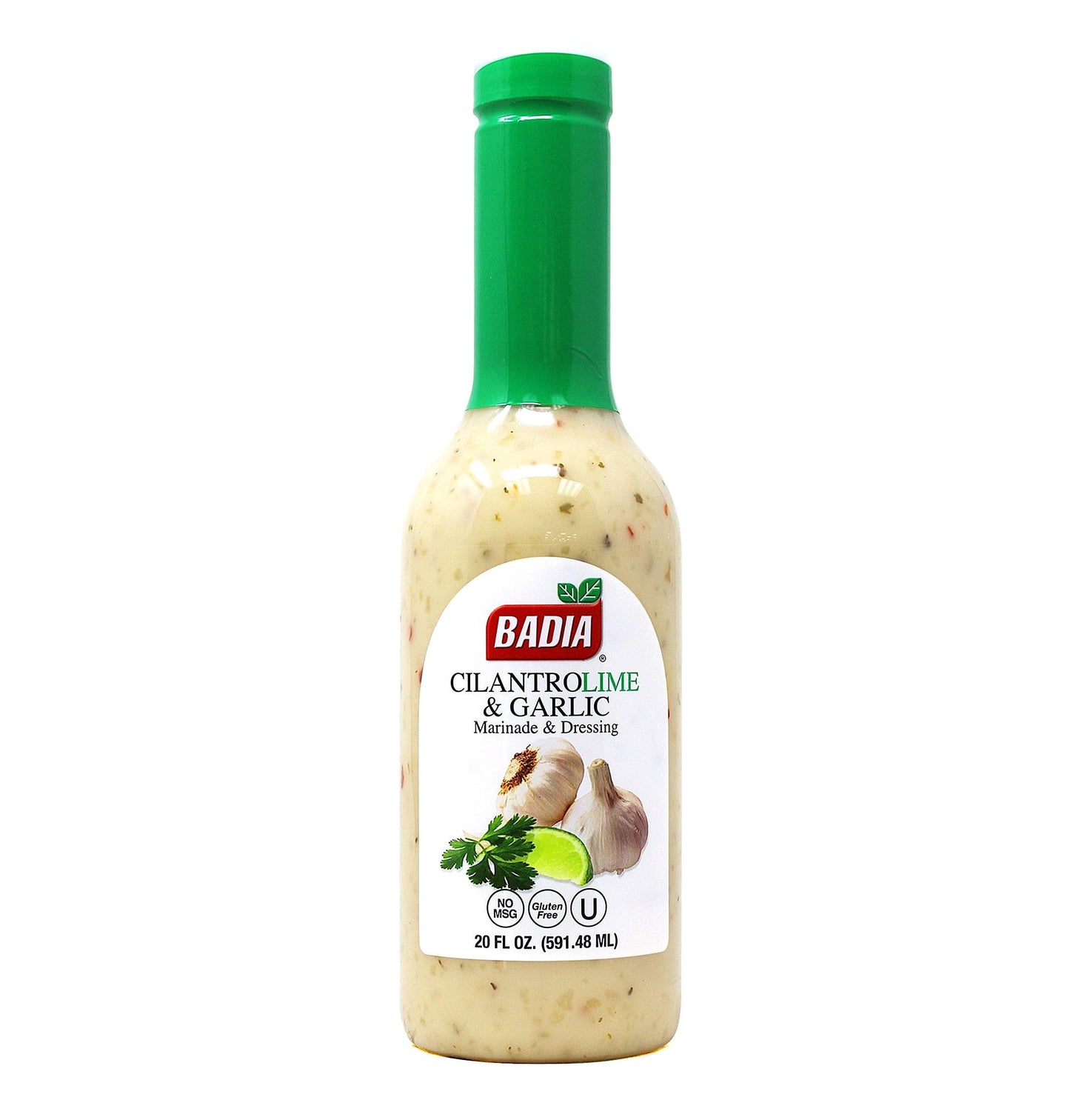Badia Cilantro Lime & Garlic Marinade And Dressing 20 Fl Oz - Fresh Cilantro Zesty Lime & Robust Garlic Gluten Free