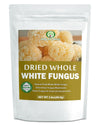 HOLFLYING Dried Whole White Fungus Mushrooms - All-Natural Tremella for Cooking - 2.8 oz