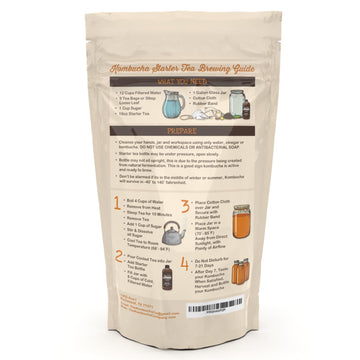 Kombucha Starter Tea | Grow Scoby From Scratch | 16 Oz Bottle | Live Cultures For Brewing 1 Gallon Of Homemade Kombucha Tea | By