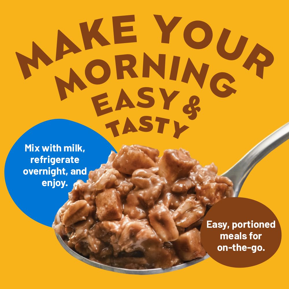 Proper Good Pb Chocolate Banana Overnight Oats - Delicious Breakfast With 15G Protein Per Serving - Easy Meals, Natural Ingredie