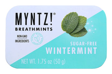 Myntz Blast Breathmints, Sugar Free 1.75-Ounce Containers (Wintermynt, 12 Pack)