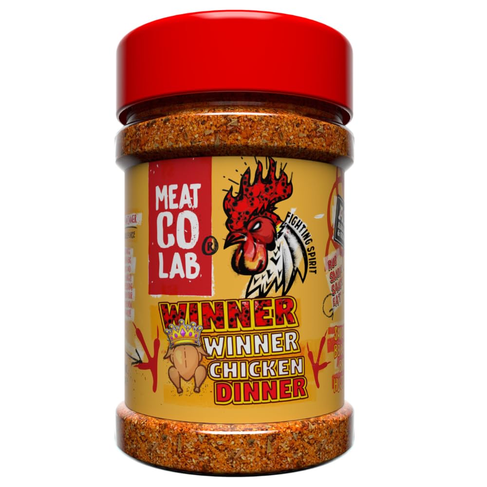 Angus & Oink Chicken Dinner Rub, Gluten-Free, 220g (7.76 Ounce) - Ideal for Roast Chicken & Wings