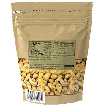 Cashews Roasted Salted 10 Oz. Bag, Kosher