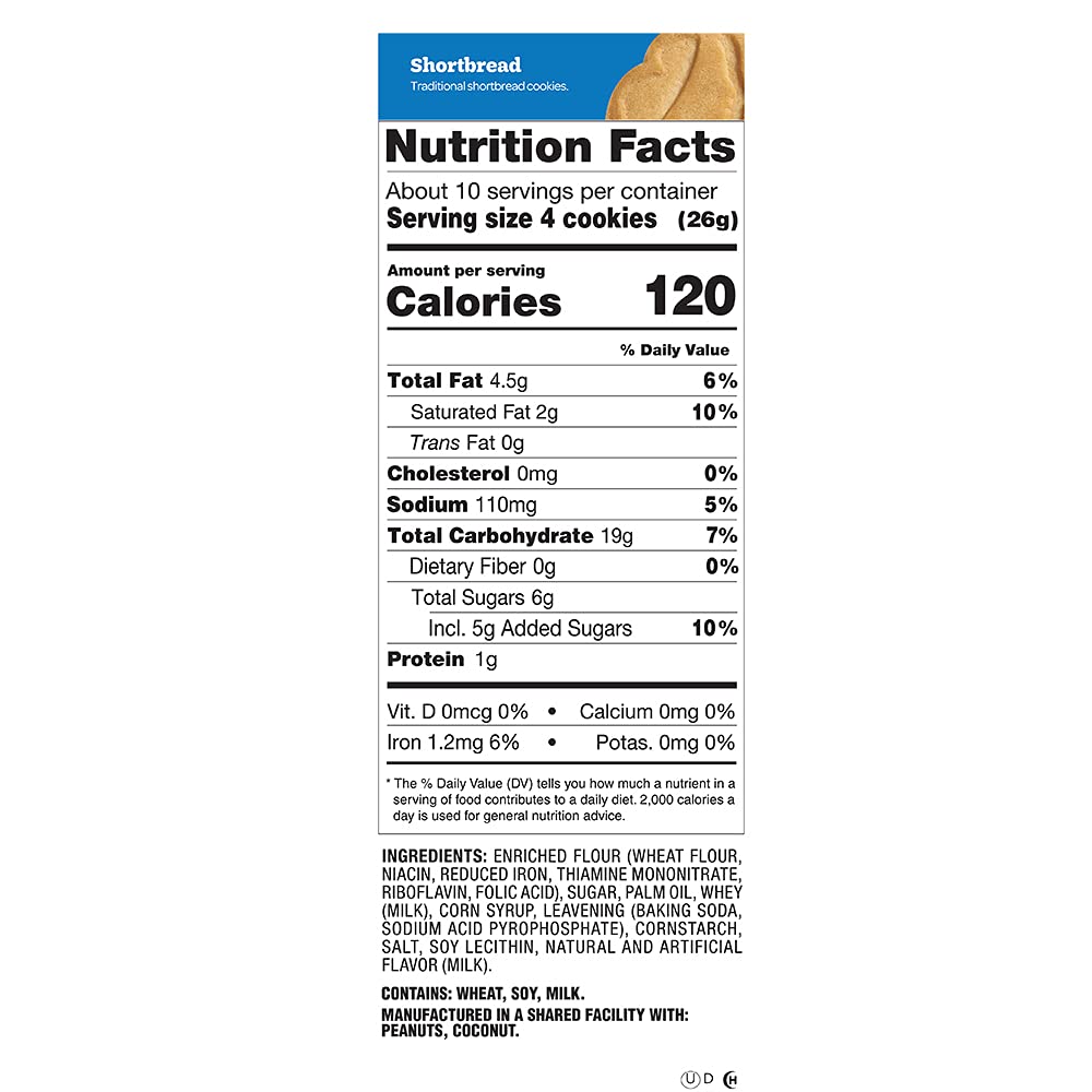 Girl Scouts Trefoils Shortbread Cookies - 2015 Model - Classic Flavor