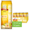 Amy & Brian Pure Coconut Water with Pulp, Non-GMO, No Sugar Added, Refreshing and Hydrating Real Coconut Water, 17.5 Fl Oz (Pack