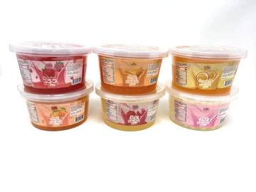 Fusion Select 6 Variety Flavors Bursting Bobaz Popping Bobaz Pearls - Fruit Tea Snack Toppings