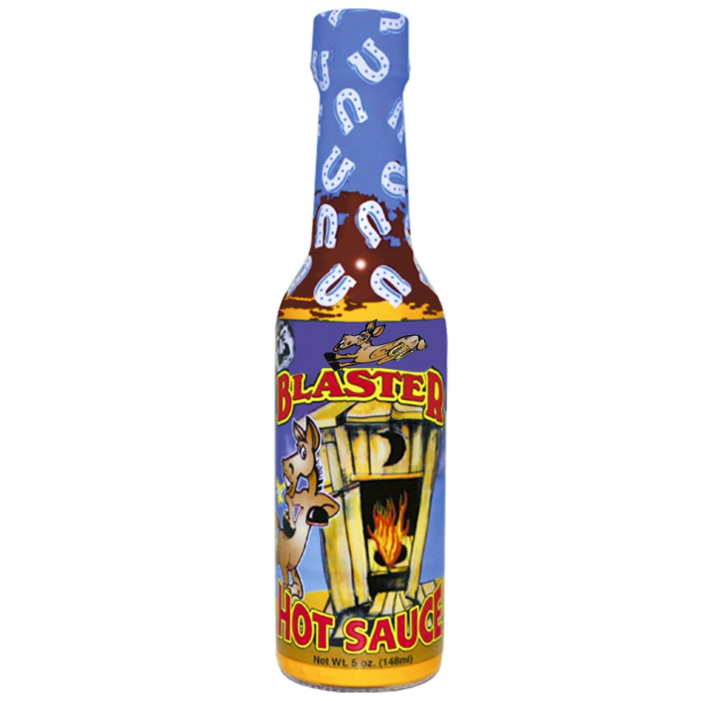 ASS BLASTER Premium Gourmet Hot Sauce - Habanero Flavor, 5 Ounce Bottle, Spicy Food Lovers Gift